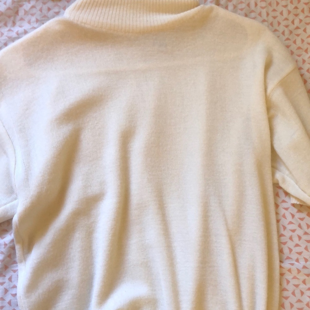 Simple white sweatshirt